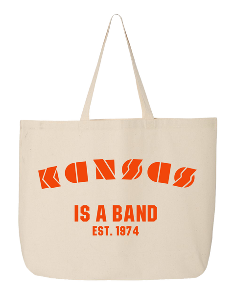 Kansas Is A Band Jumbo Tote Bag