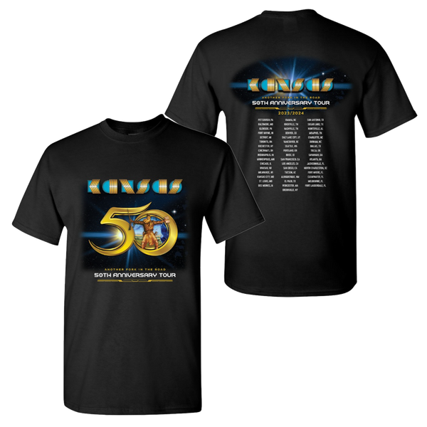 50th Anniversary Tour T-Shirt – Kansas Band